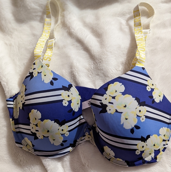 Victoria's Secret Floral Demi 34D Bra - Picture 1 of 2